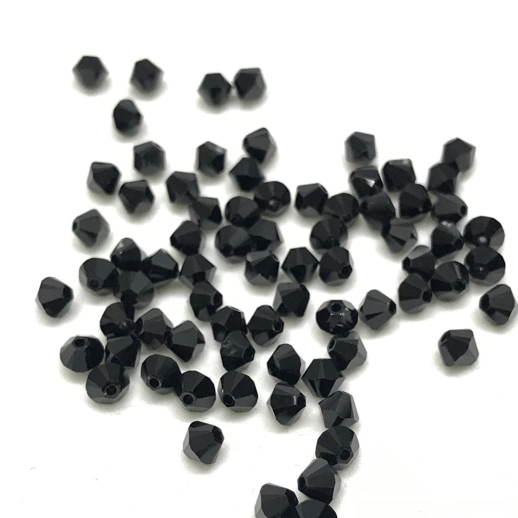Bead Swarovski Crystals | 4mm | C4 ST #280 | 25u | Negro