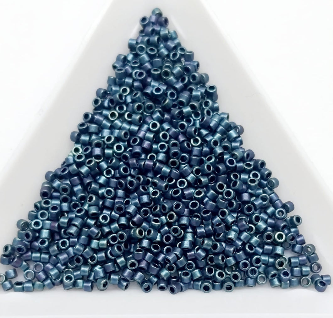 Miyuki Delica Beads 11/0 | 325-1DB | Bicolor Azul verde | c11