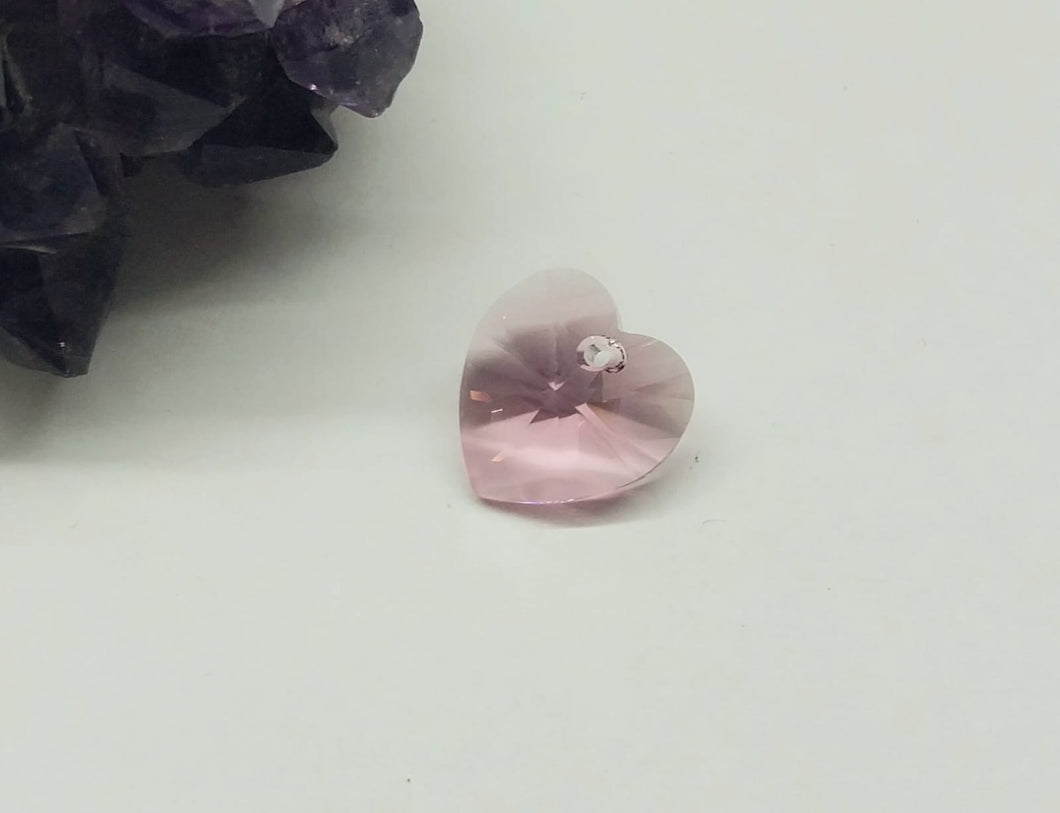 Swarovski Elements Corazón | 14mm | Rosado Claro (ST)