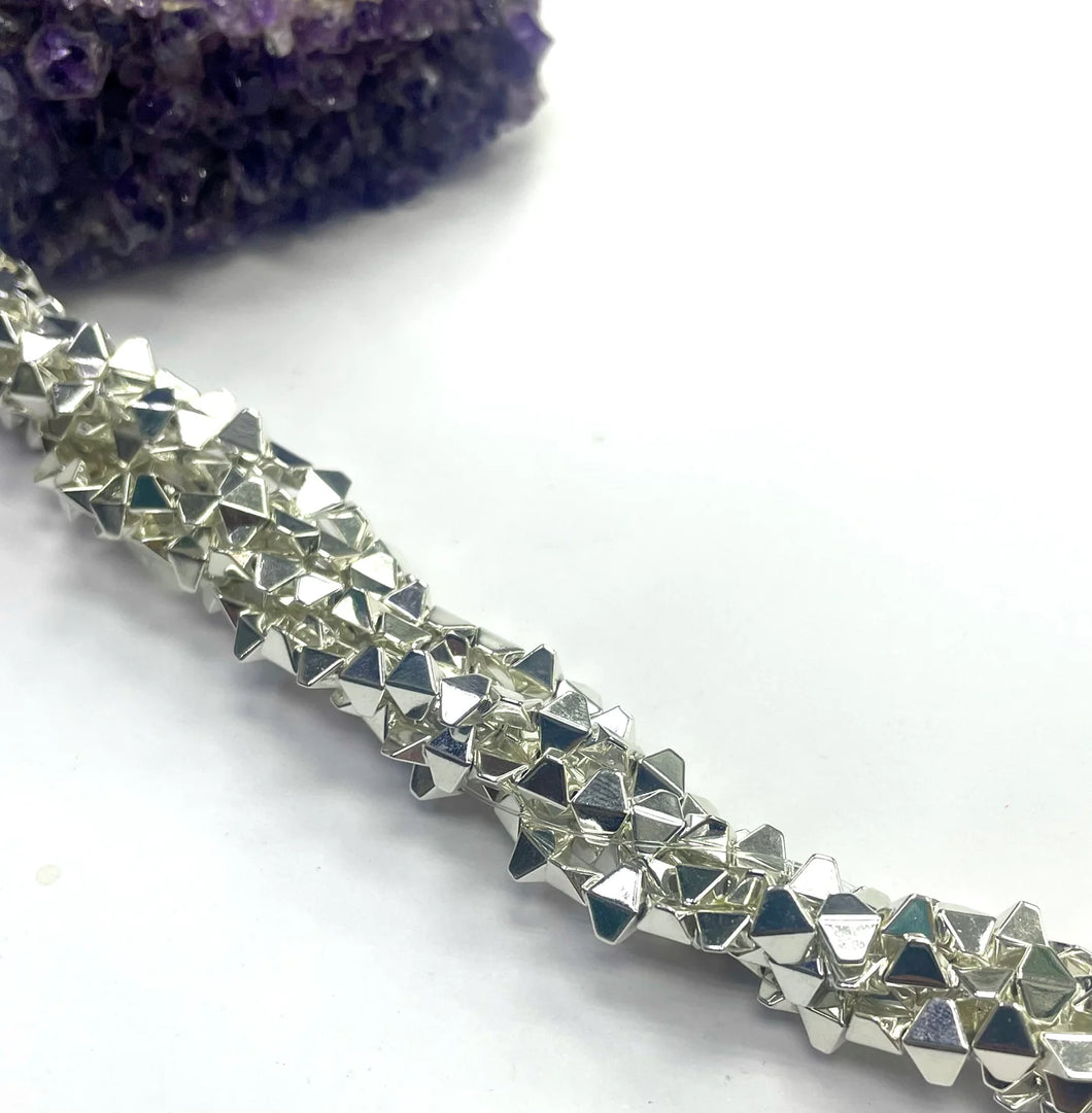 HEMATITA | ROMBO | 5.9x2.7MM | PLATEADO