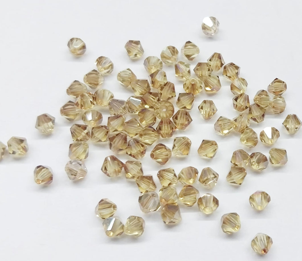 Bead Swarovski Crystals | 4mm | C3 SAT #023 | 25u | Dorado