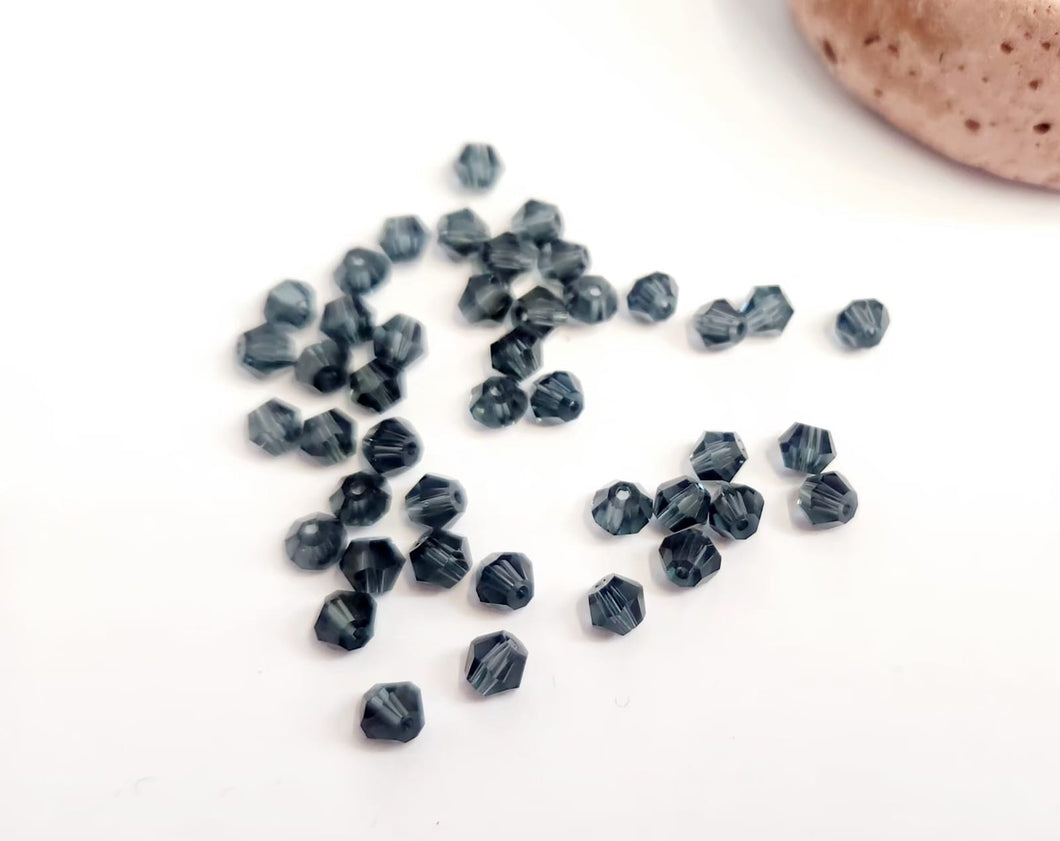 CRISTAL TUPI | 3MM | 150 UNIDADES | GRIS AZULADO | C1-9