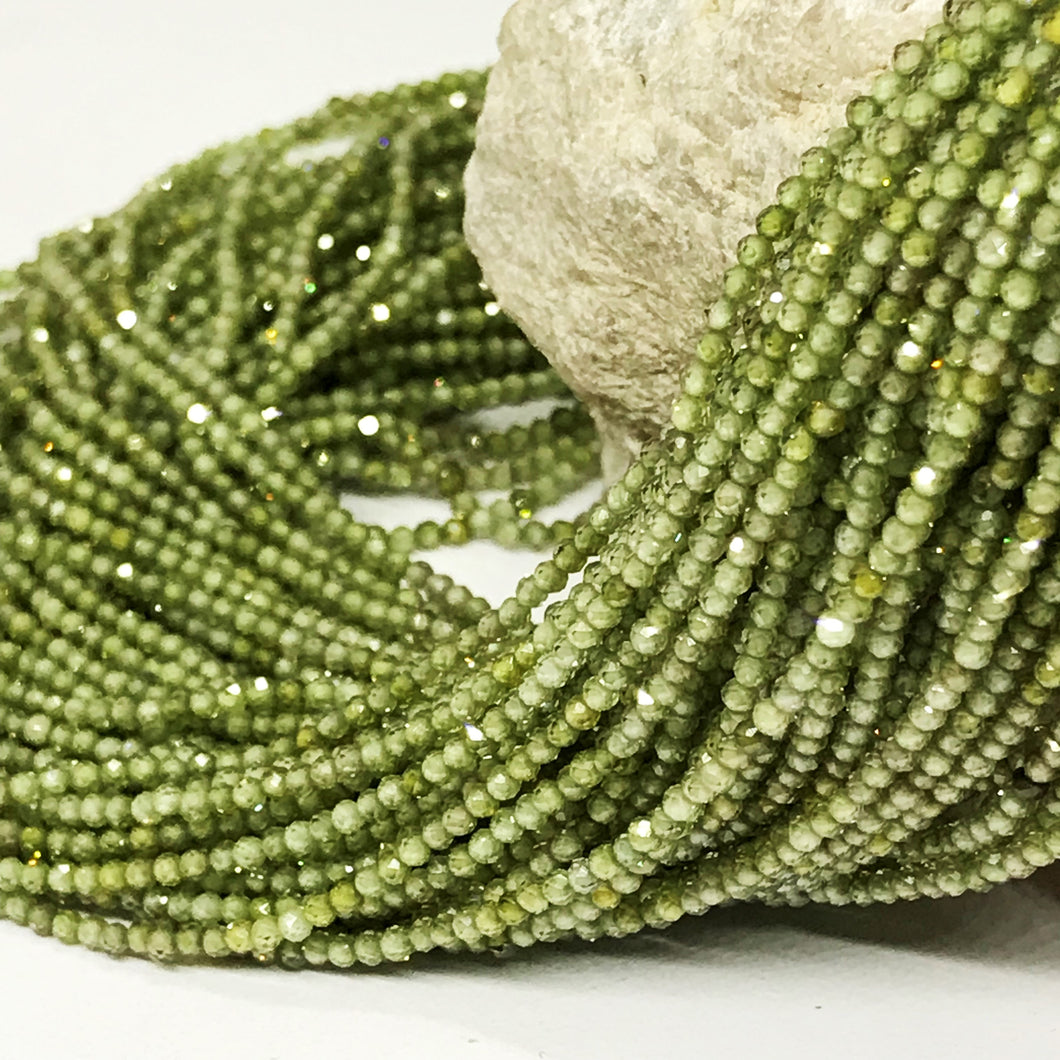 PIEDRAS NATURALES | MINI | CIRCONITA | VERDE OLIVA | 2.2MM