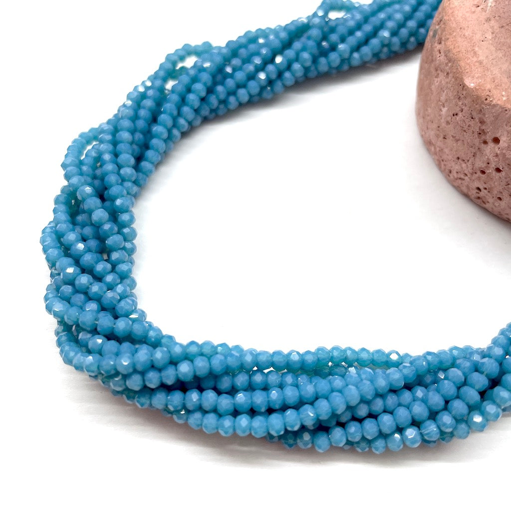 CRISTAL CHATO | 2MM | MATTE AZUL CLARO PETROLEO
