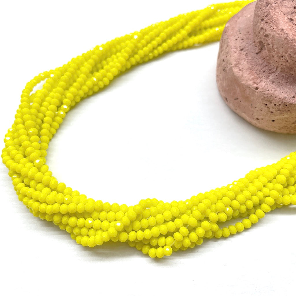 CRISTAL CHATO | 2MM | MATTE AMARILLO