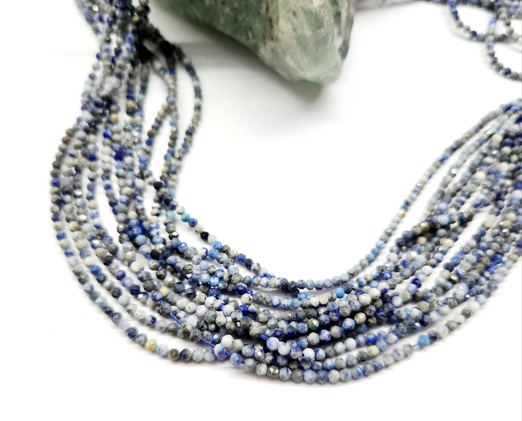 PIEDRAS NATURALES | MINI | LAPISLAZULI MATIZADO | 2.4MM | co.6