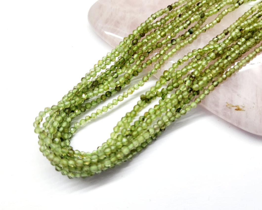 PIEDRAS NATURALES | MINI FACETADO | PERIDOTO | 2.3MM | co.1
