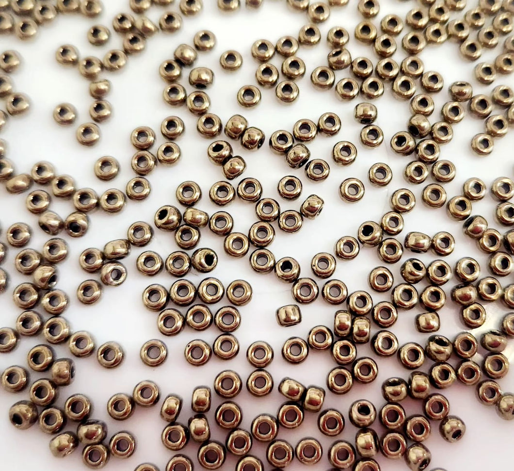 Miyuki Round Rocailles 8/0 | 457RR | Bronce Oscuro Metalizado | c7