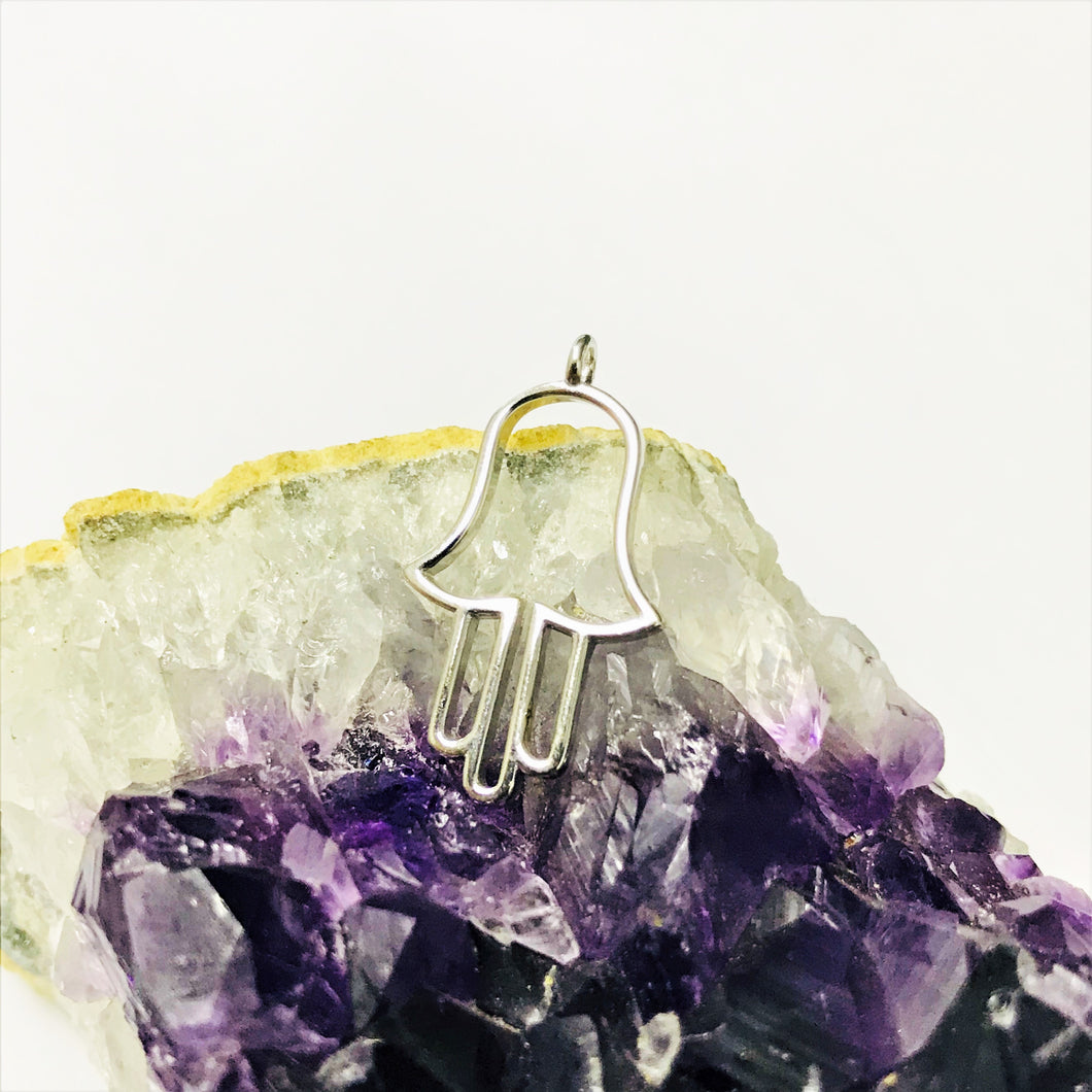 COLGANTE MANO DE FATIMA PLATA 925 | 20MM (P4-32)