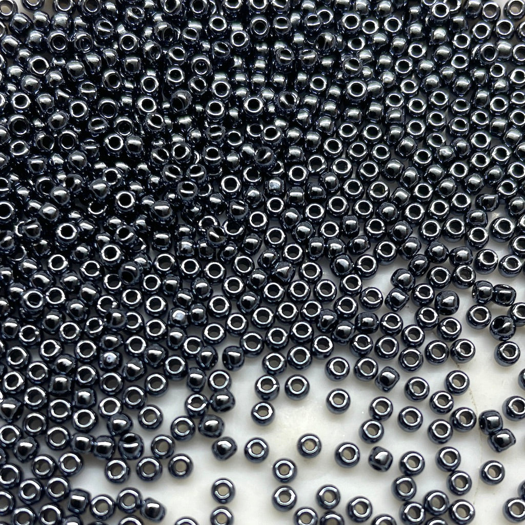Miyuki Round Rocailles 11/0 | 451RR | Grafito Metalizado
