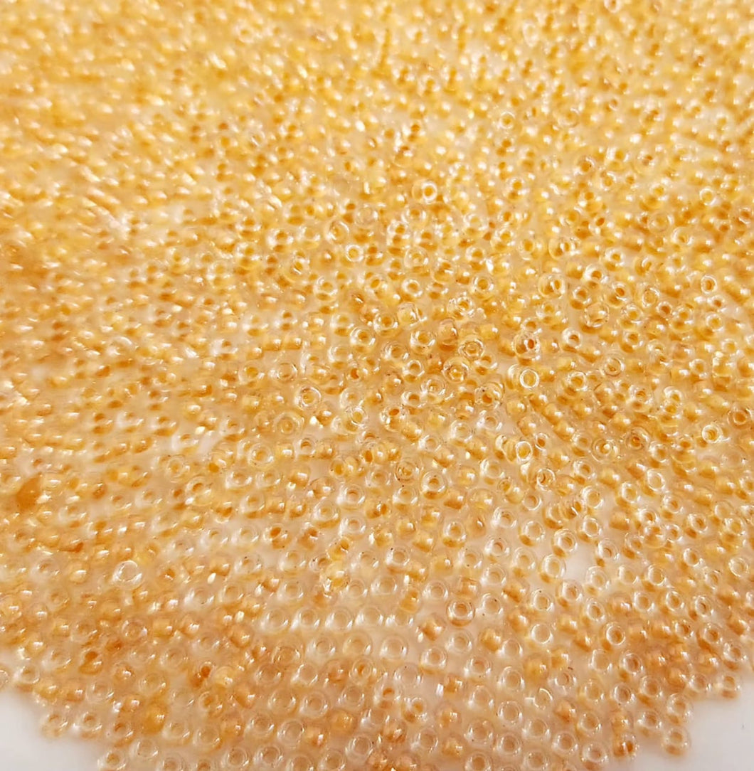 Miyuki Round Rocailles 11/0 | 212RR | Naranja Silverline