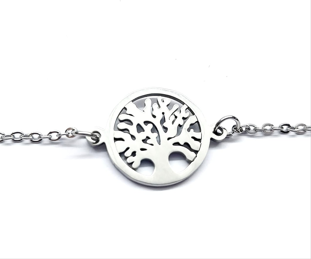 ACCESORIOS ACERO | PULSERA | PLATEADO | ARBOL