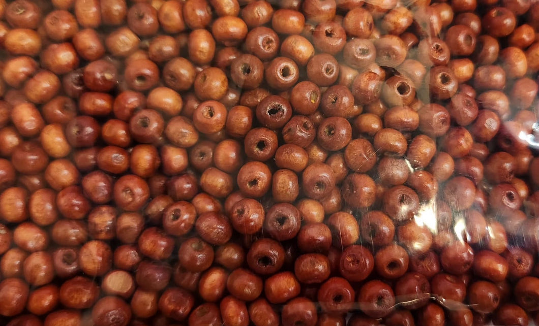 MADERA | REDONDO | 50GRS | 6MM | CAFE