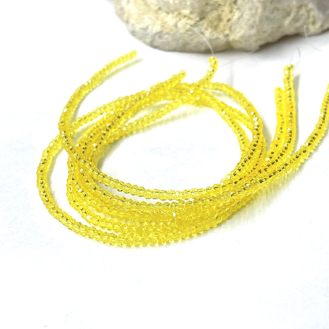 CRISTAL CHATO | 1MM | AMARILLO TRASLUCIDO | co.10