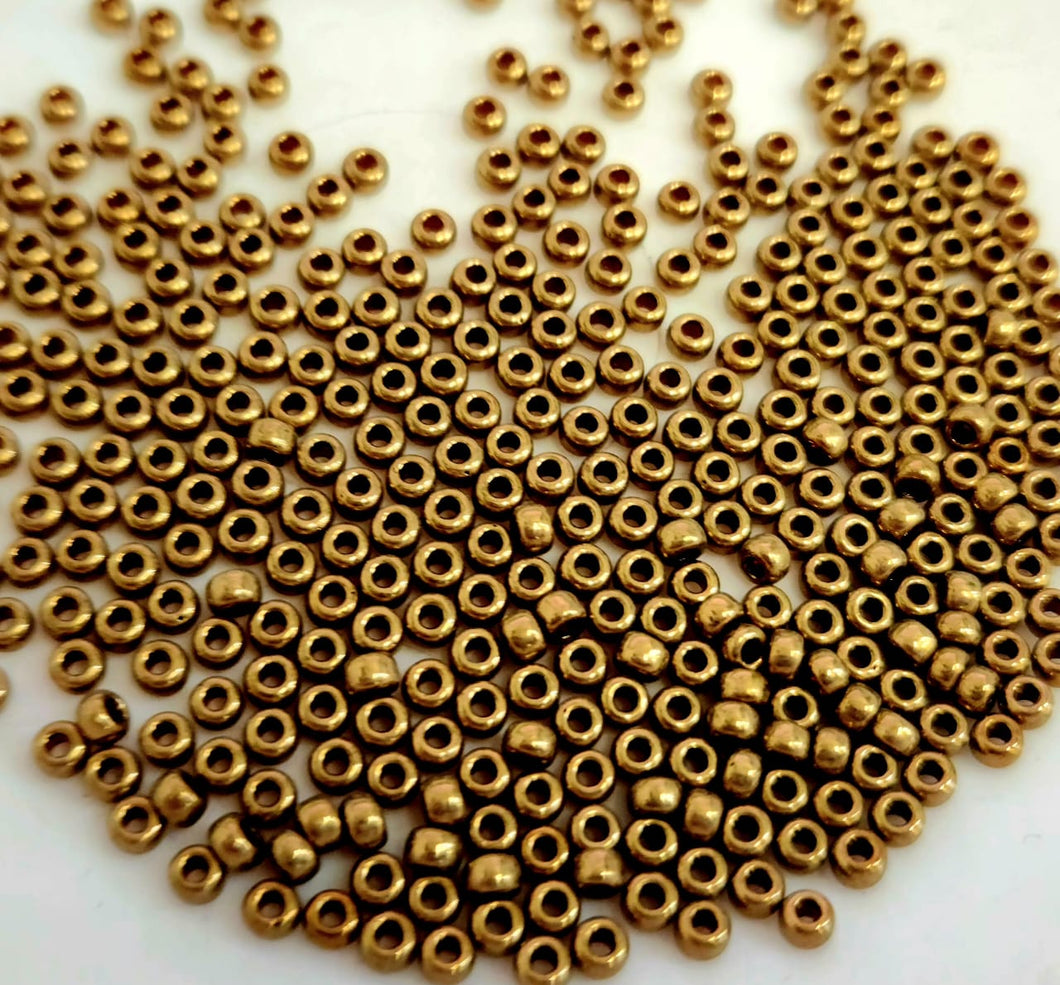 Miyuki Round Rocailles 8/0 | 461RR | Bronce Frost | c7