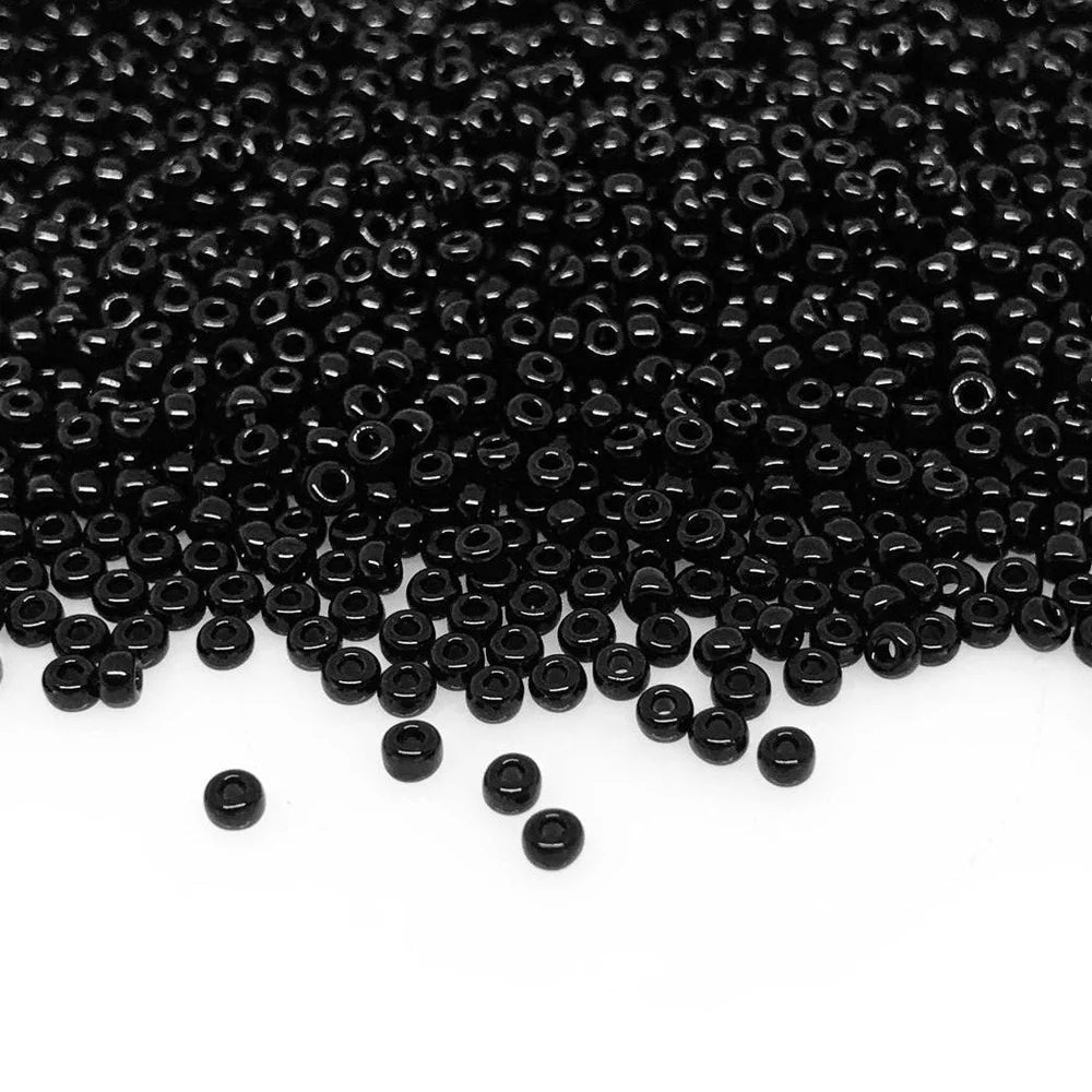 Miyuki Round Rocailles | 10/0 | 10GRS | 401RR | Negro