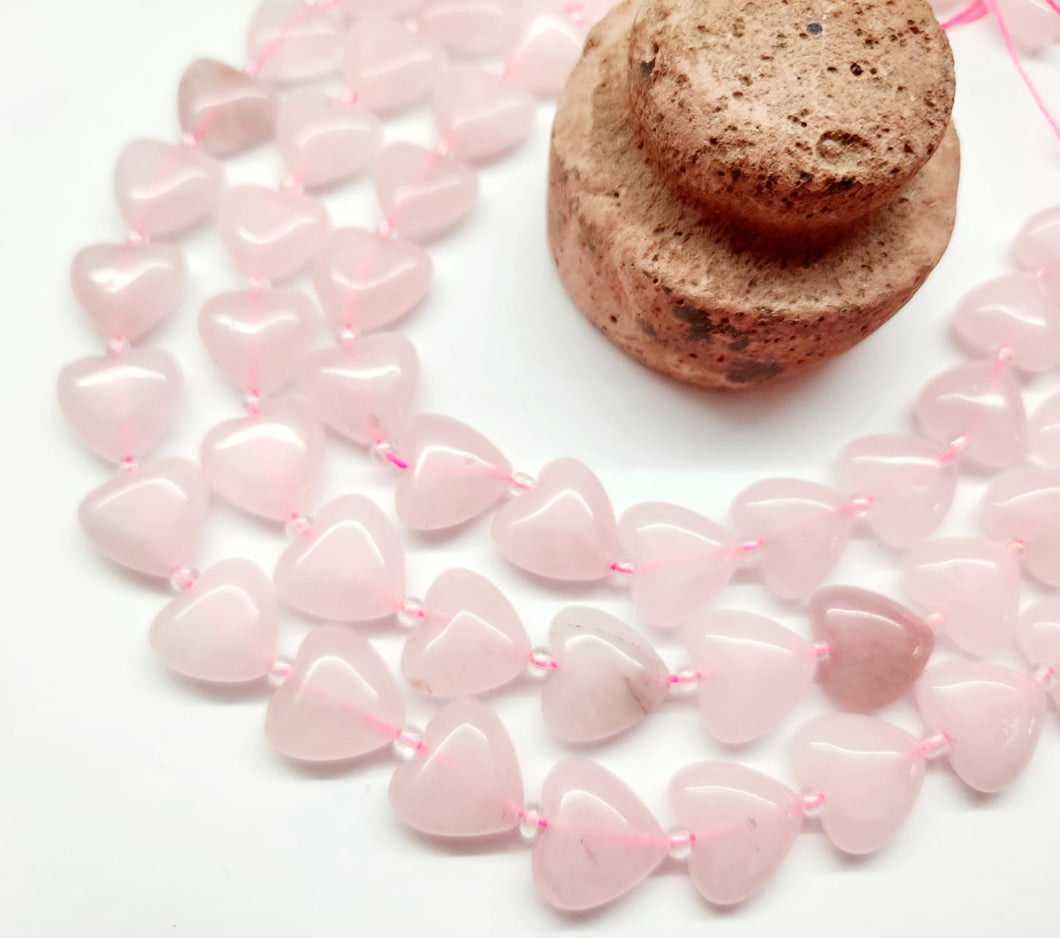 CORAZON | CUARZO ROSADO | 14MM