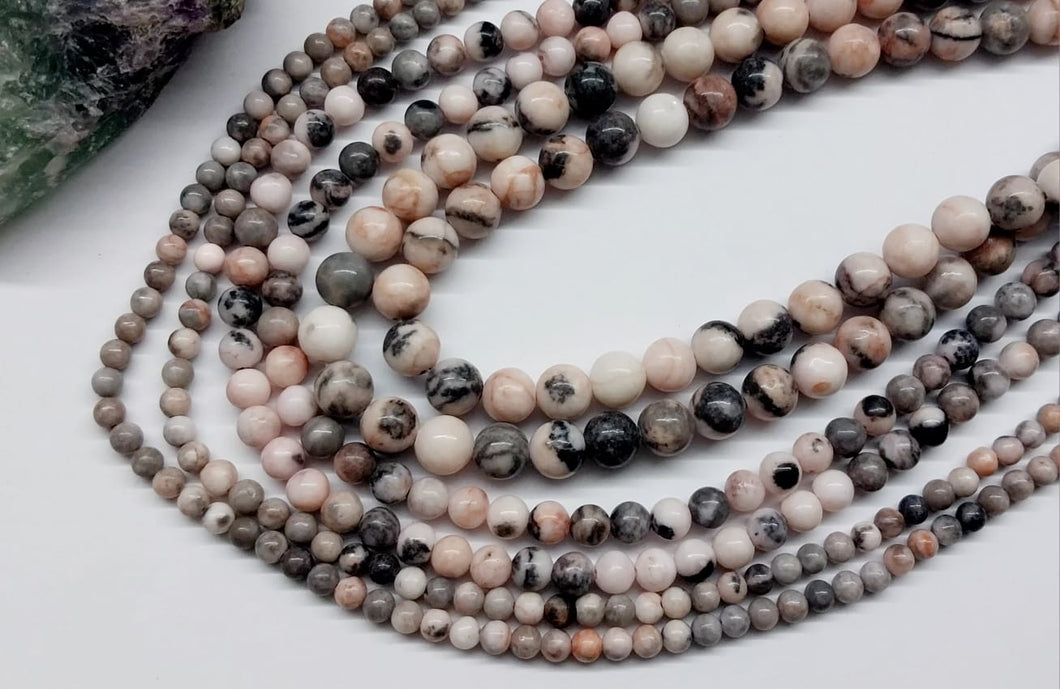 JASPE CEBRA ROSA | 8MM