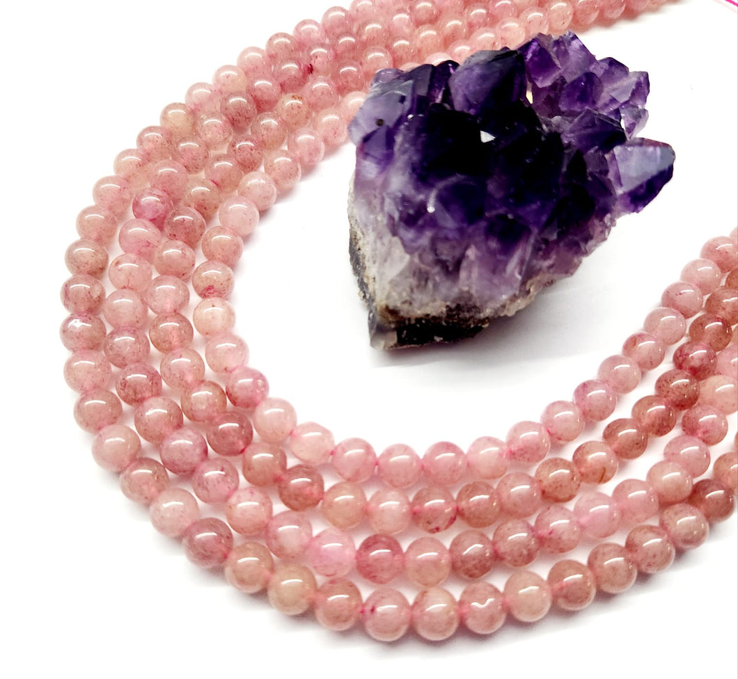 CUARZO FRUTILLA | CLARO | 7MM | co.8