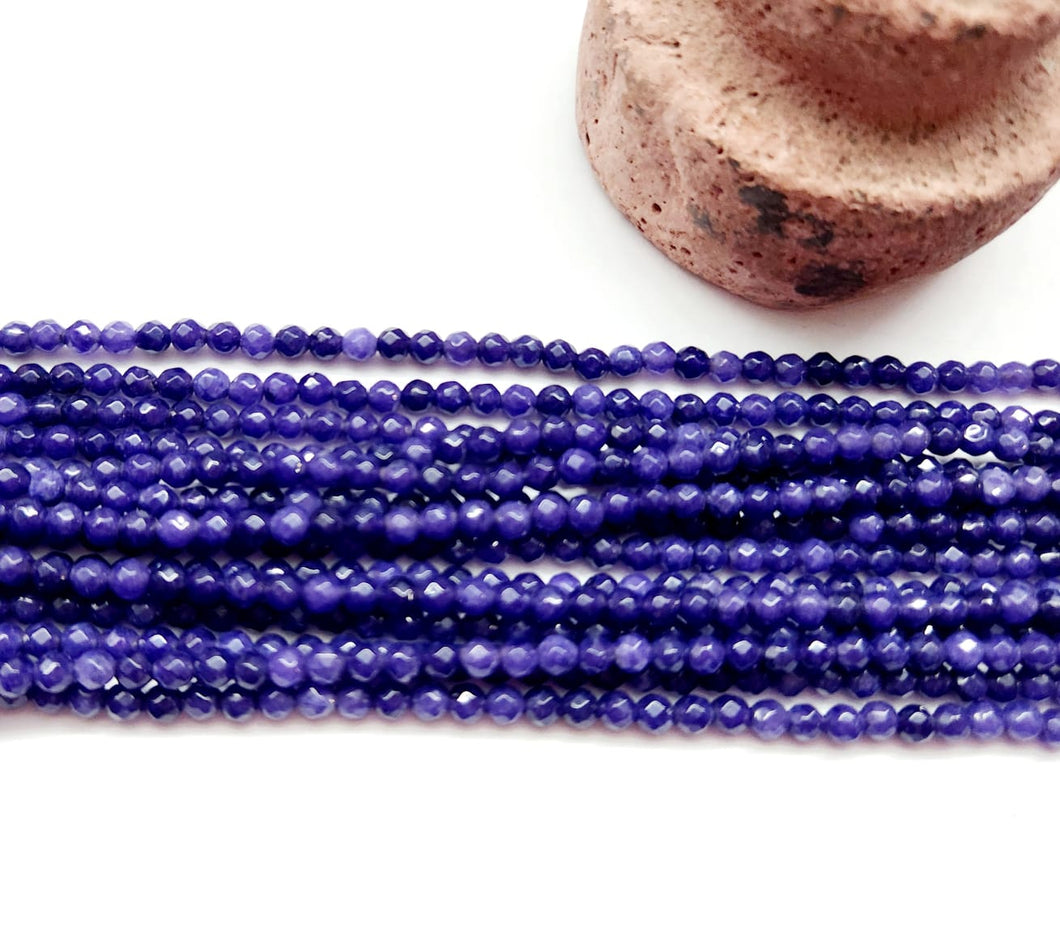 Agata Facetada | 3mm | Morado