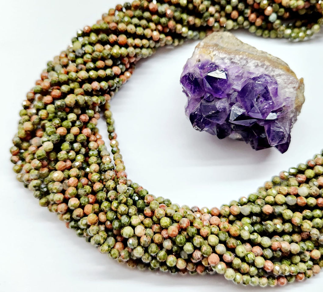 PIEDRAS NATURALES | MINI FACETADA | UNAKITA | 3.3MM
