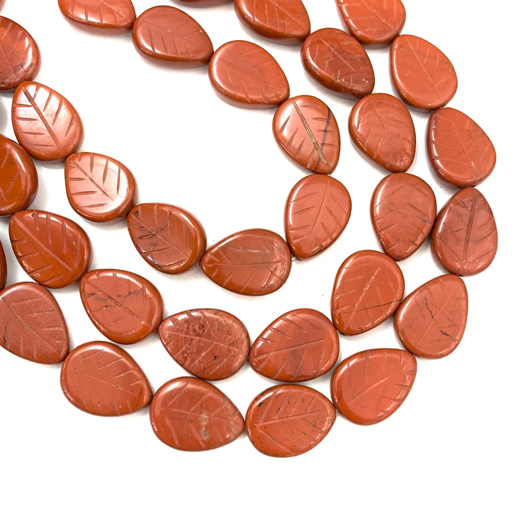 JASPE ROJO | HOJA | 20X15MM