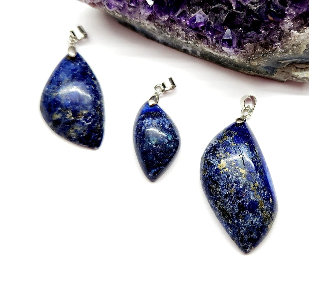 COLGANTE DE PIEDRA | IRREGULAR | APROX 30MM A 40MM | LAPISLAZULI