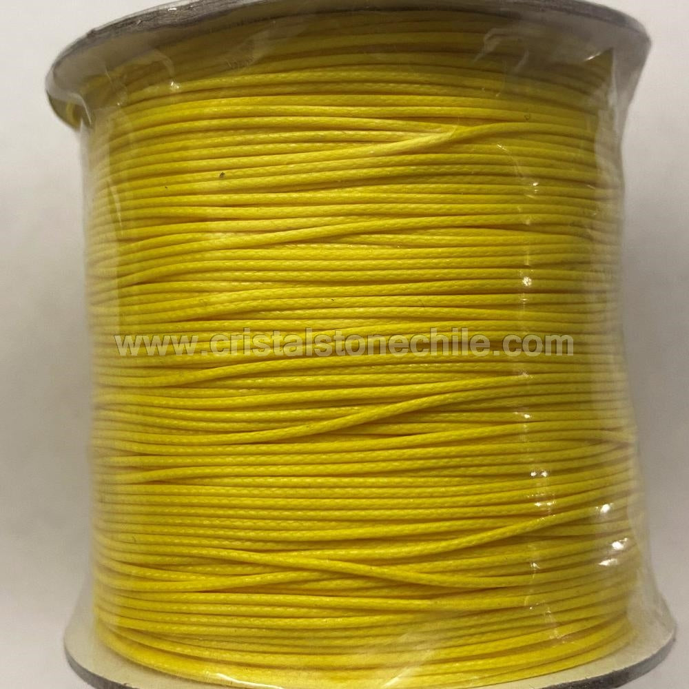 HILO PIEL DE SERPIENTE | 0.8MM | 150 MTRS | AMARILLO
