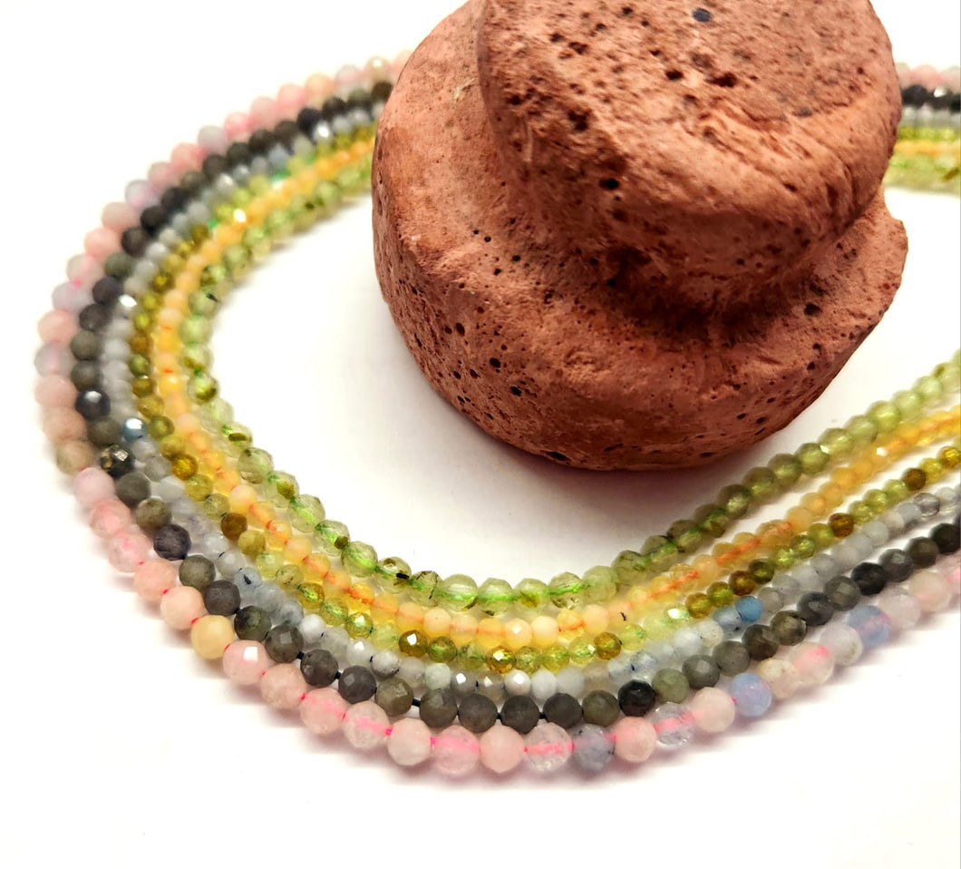 PACK DE PIEDRAS NATURALES |  MINI FACETADA | 6 PIEDRAS