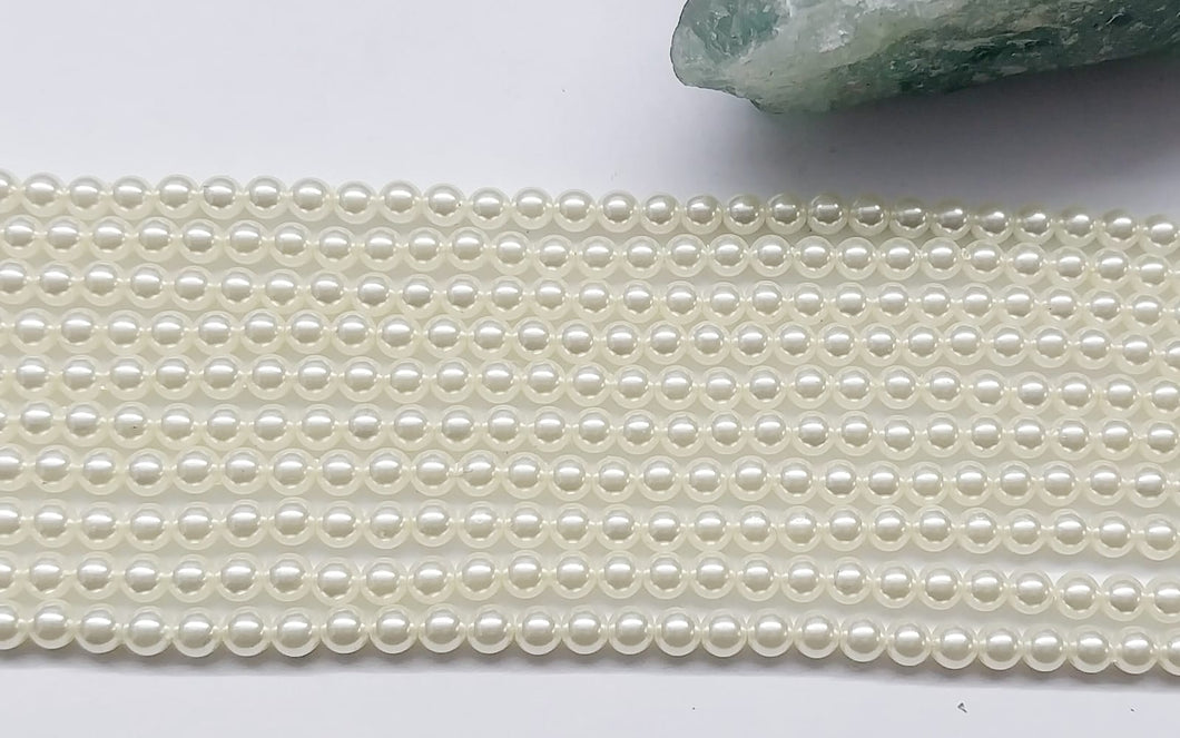 PERLA SHELL | 4MM | MANTEQUILLA