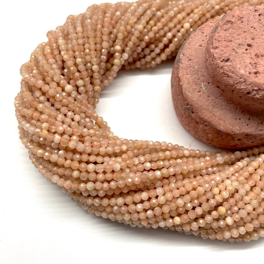 PIEDRAS NATURALES | MINI FACETADO | SUN STONE | 2.8MM | co.2