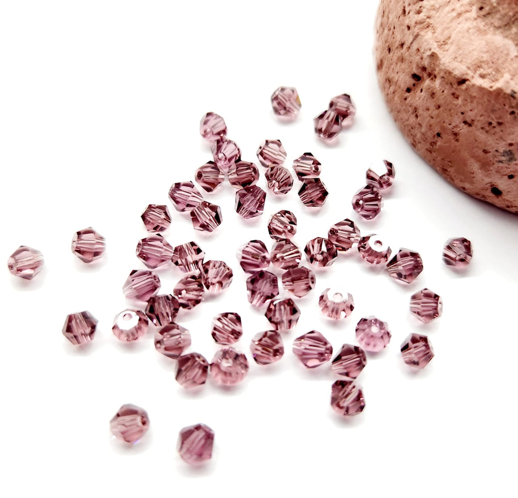 CRISTAL TUPI | 3MM | 150 UNIDADES | CIRUELA | C3-21