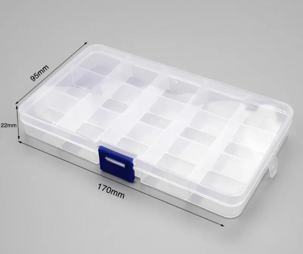 CAJA ORGANIZADORA PEQUEÑA | 15 ESPACIOS PLASTICO | modelo #2