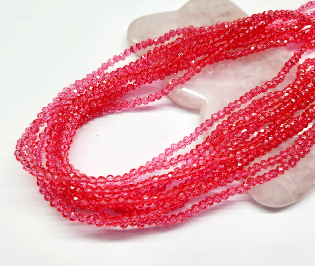 CRISTAL CHATO | 2MM | SANDIA FLUOR TRASLUCIDO | co.101