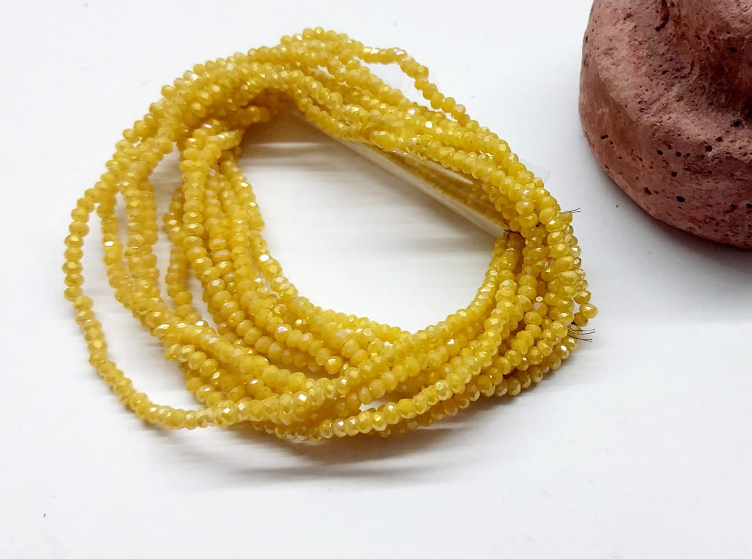 CRISTAL CHATO | 1MM | AMARILLO TOSTADO TORNASOL | co.14