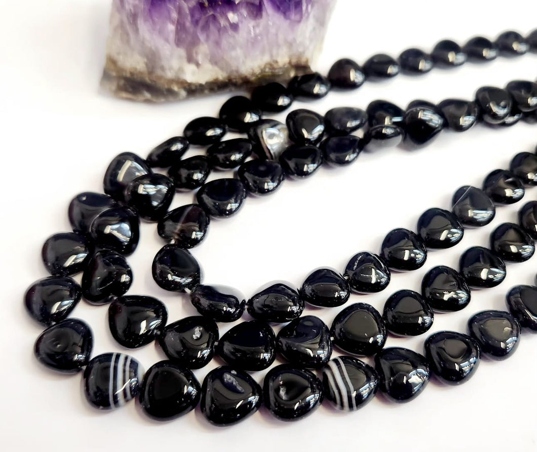 CORAZON | AGATA NEGRA | 10MM