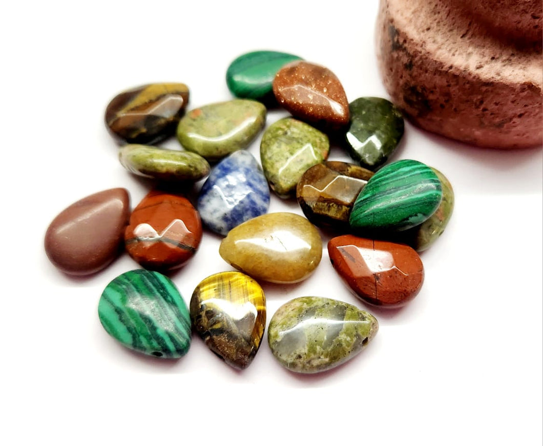 GOTAS | MIX DE PIEDRA | 14X19MM | 50GRS