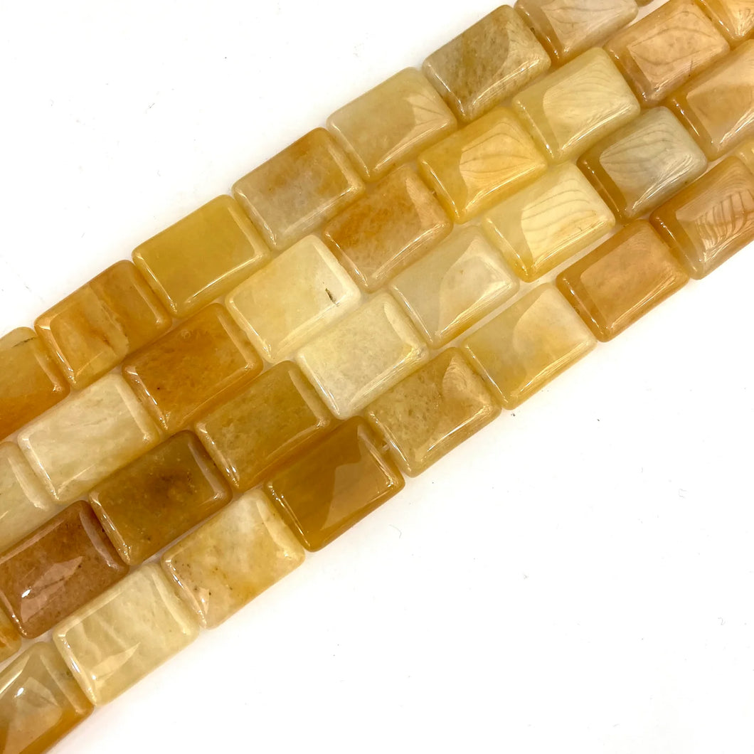 JADE AMARILLO | RECTANGULAR | 18X13MM