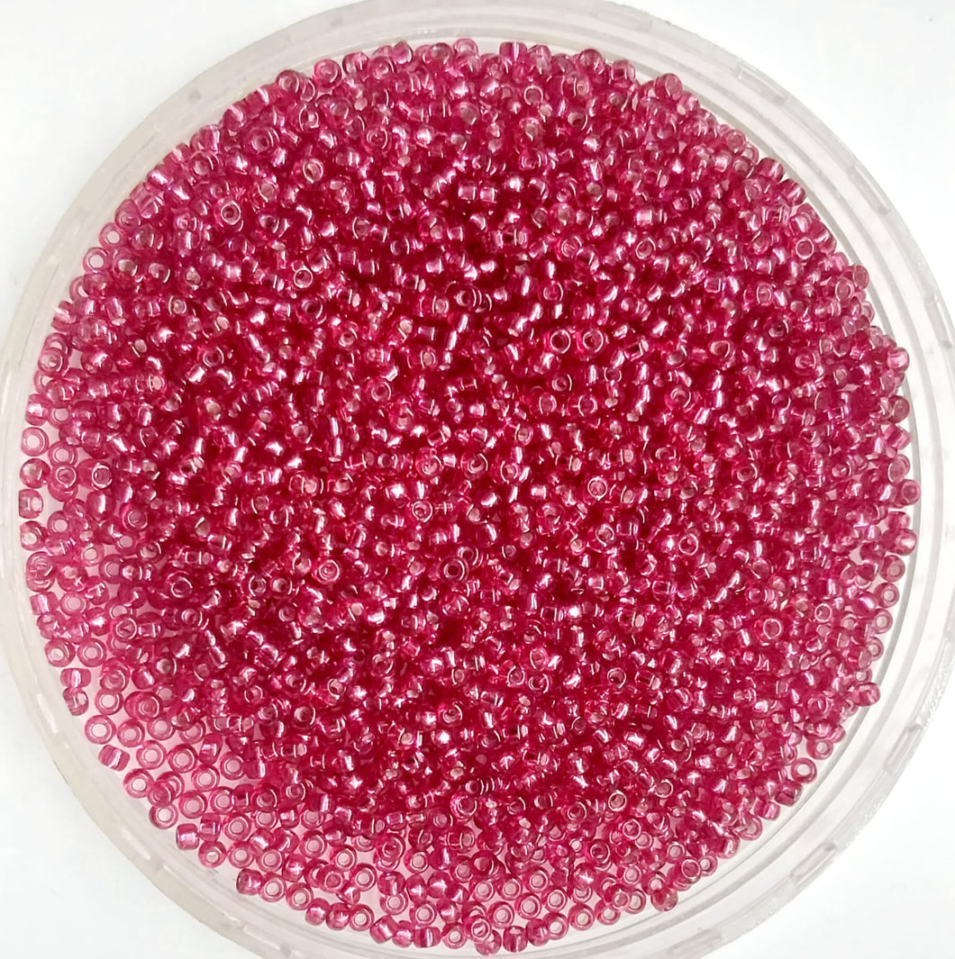 Miyuki Round Rocailles 11/0 | 1433RR | Fucsia Traslucido
