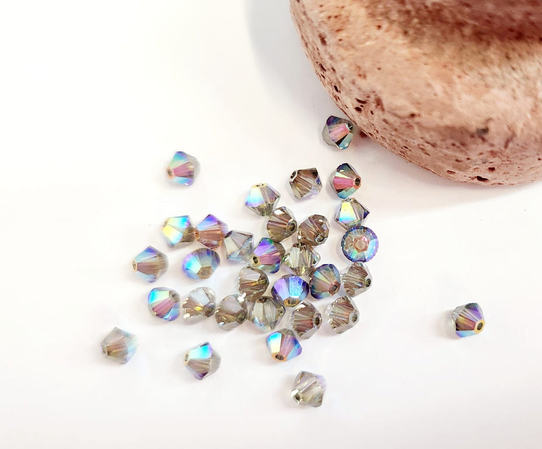 Bead Swarovski Crystals | 4mm | C3 CT #502 | 12u | Humo Tornasol