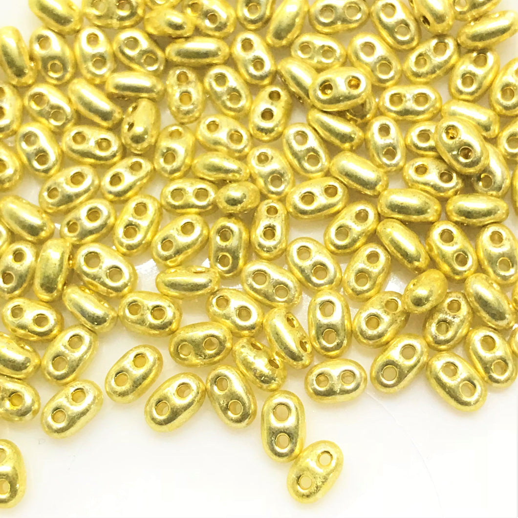 TWINS SUPERDUO | PRECIOSA | 10GRS | 5X4MM | AMARILLO NACARADA | C1-2