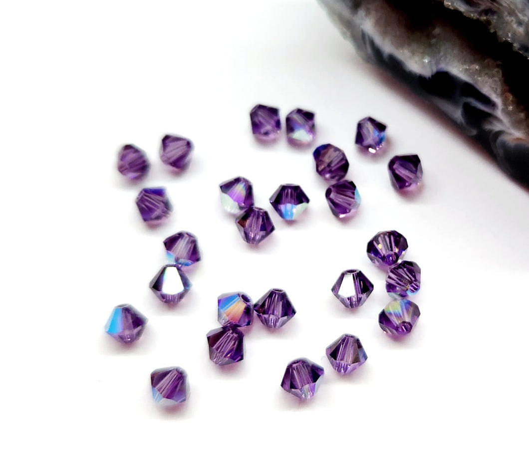 Bead Swarovski Crystals | 4mm | C4 SmT #256 | 25u | Morado