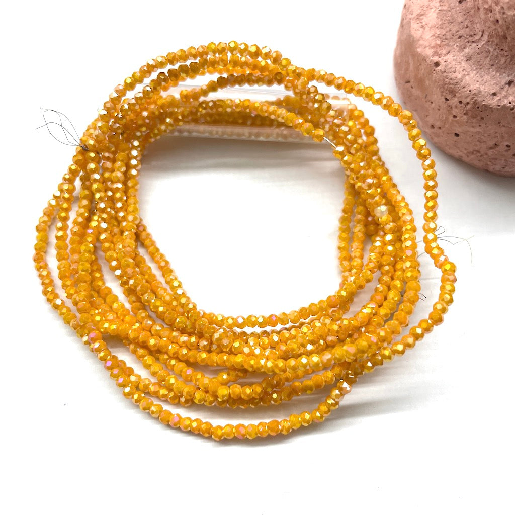 CRISTAL CHATO | 1MM | NARANJA TOSTADO TORNASOL | co.4