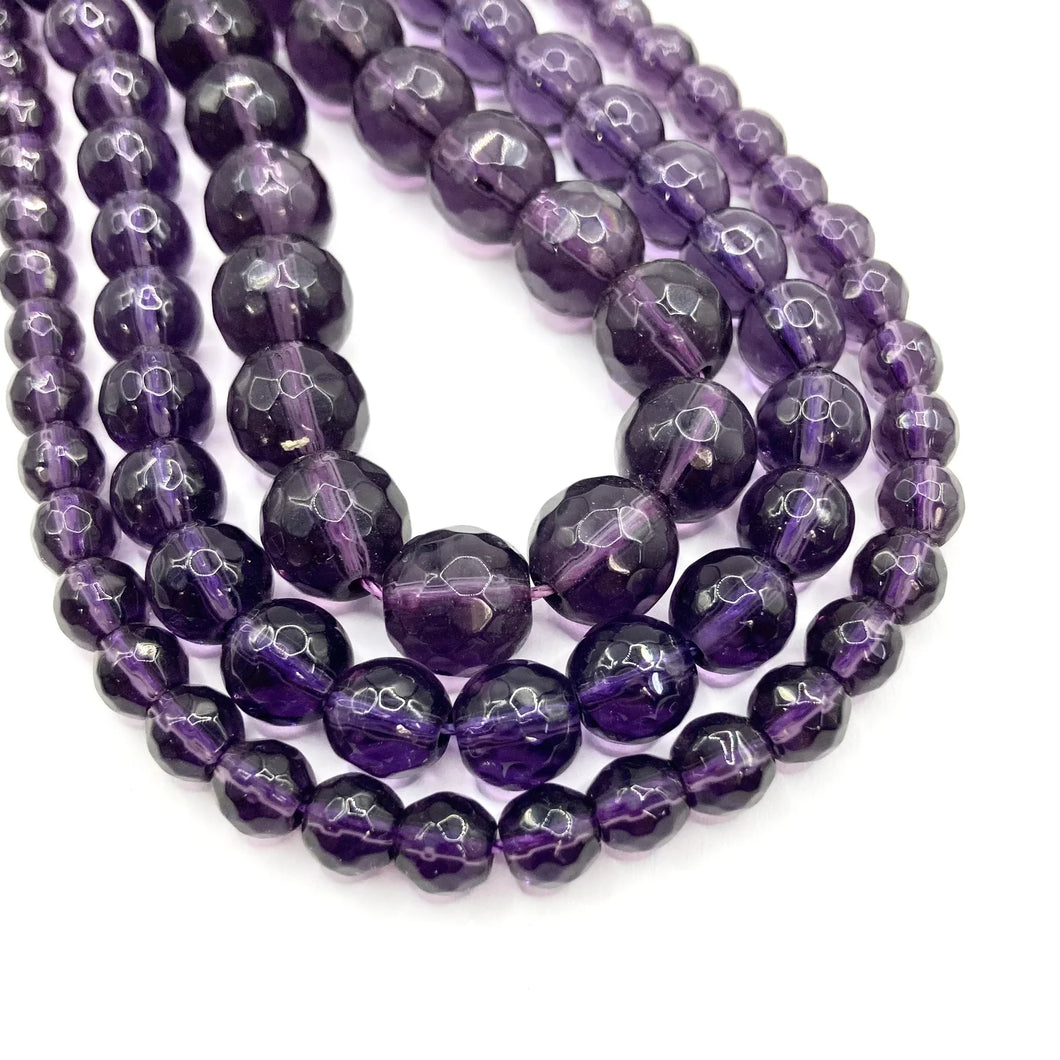 TURMALINA MORADA | FACETADA | CLASE B | 8MM