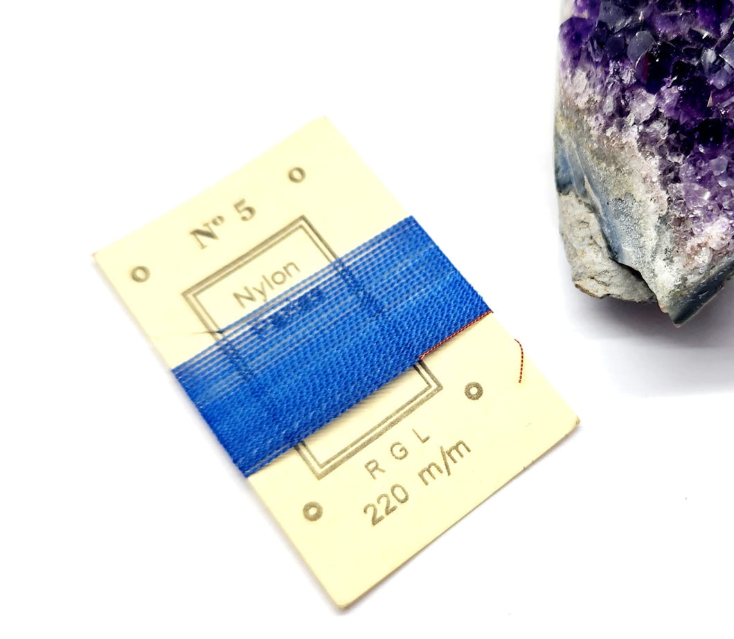 Hilo nylon con punta de alambre | N.5 | 2,20mtrs | Azul