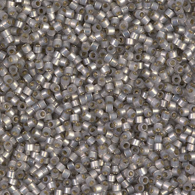 Miyuki Delica Beads 11/0 | 631DB | Silverline Smoke Opal Gris | c9