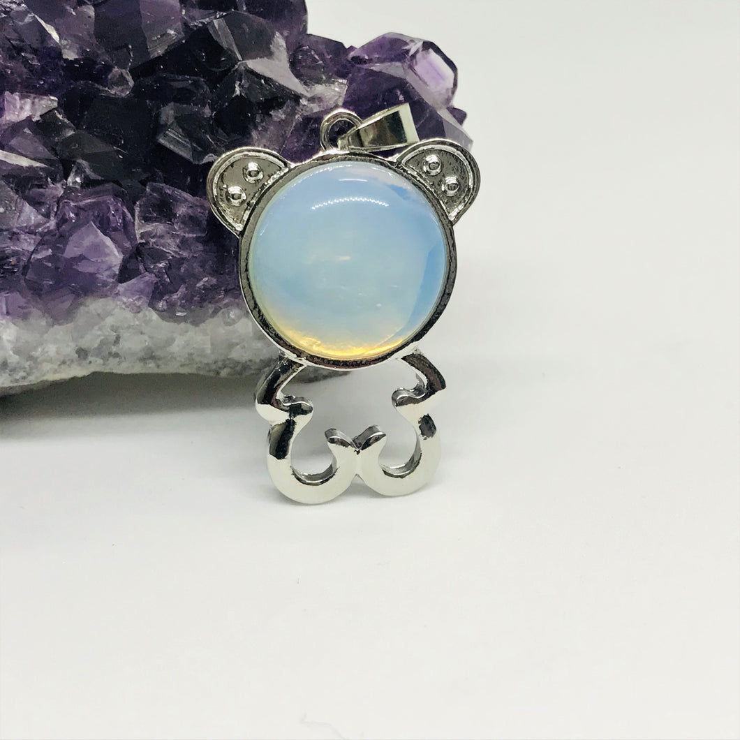 COLGANTE OSO | S/R | PIEDRA LUNA | 3.7CM