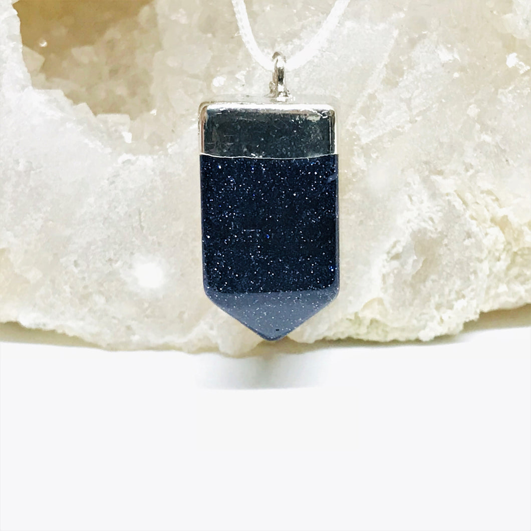 COLGANTE DE PIEDRA | PUNTA GRUESA | 20X10MM | LLUVIA DE ESTRELLAS