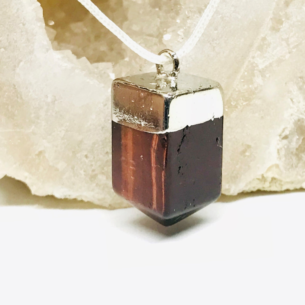 COLGANTE DE PIEDRA | PUNTA GRUESA | 20X10MM | OJO DE BUEY