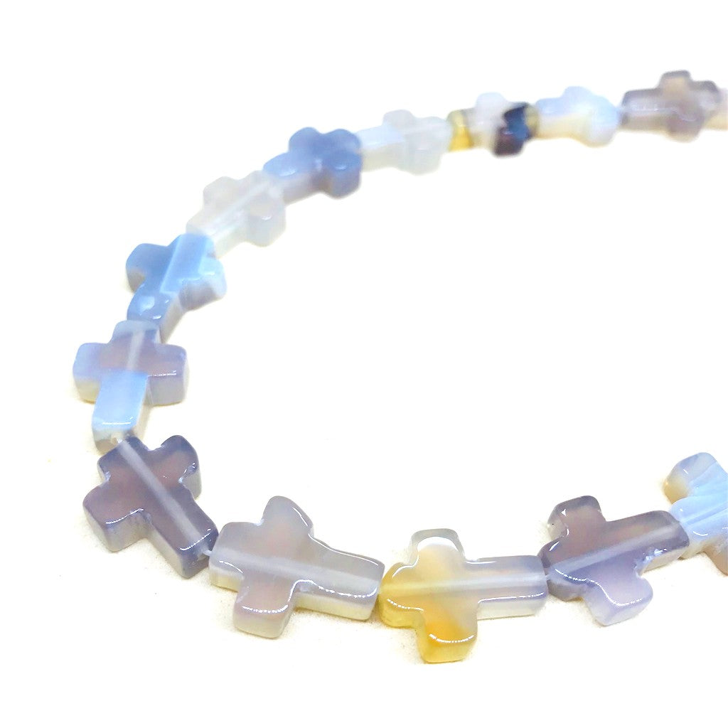 CRUZ | AGATA GRIS | 16X12MM